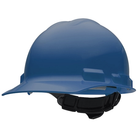 Safety Helmet - Standard Brim, Class E, 6pt, Blue